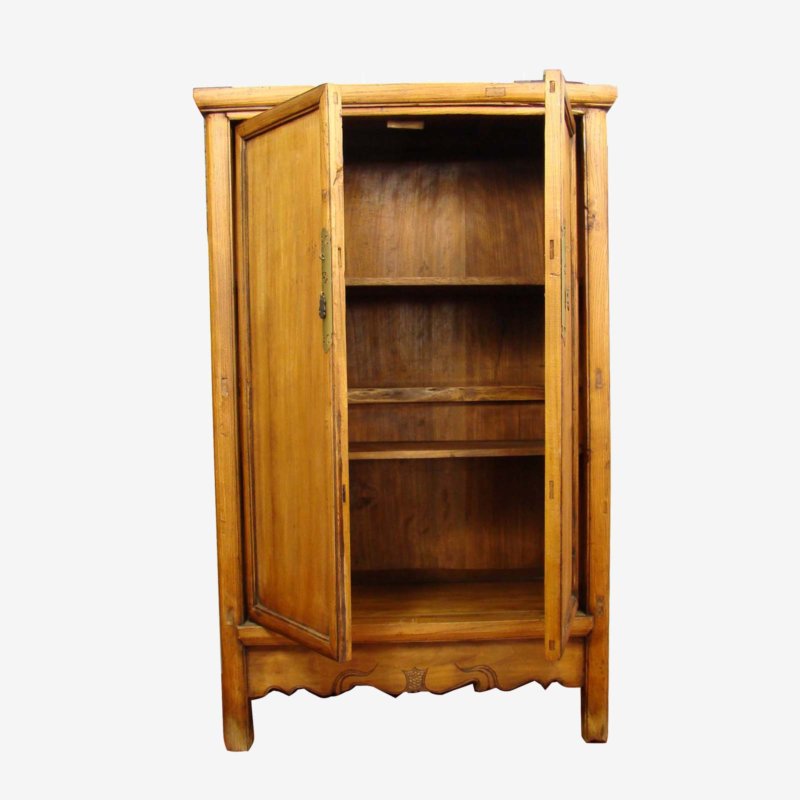 Oriental Chinese Wooden Medium Cabinet