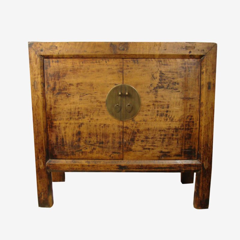 Oriental Chinese Woodentwo Door Sideboard/Cabinet