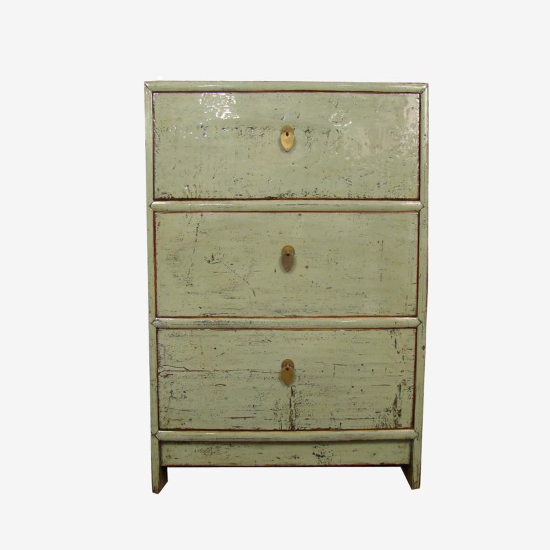 Grey/Green Oriental Chinese Dresser
