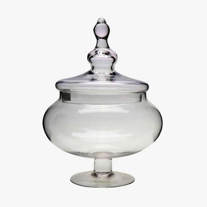 Apothecary-Candy Jar 34Cm High With Rounded Middle