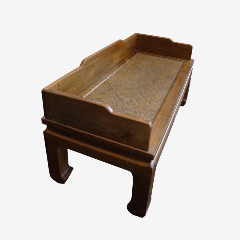 Chinese Wooden Daybed/Chaise Seat