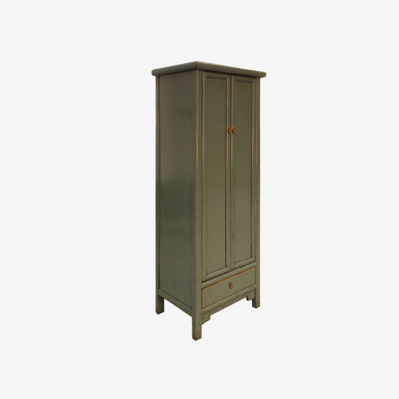 Oriental Tall Grey/Green Cabinet