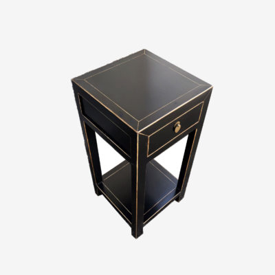 Oriental Lamp Table with Drawer