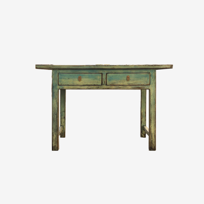 Table Oriental/Chinese two drawers